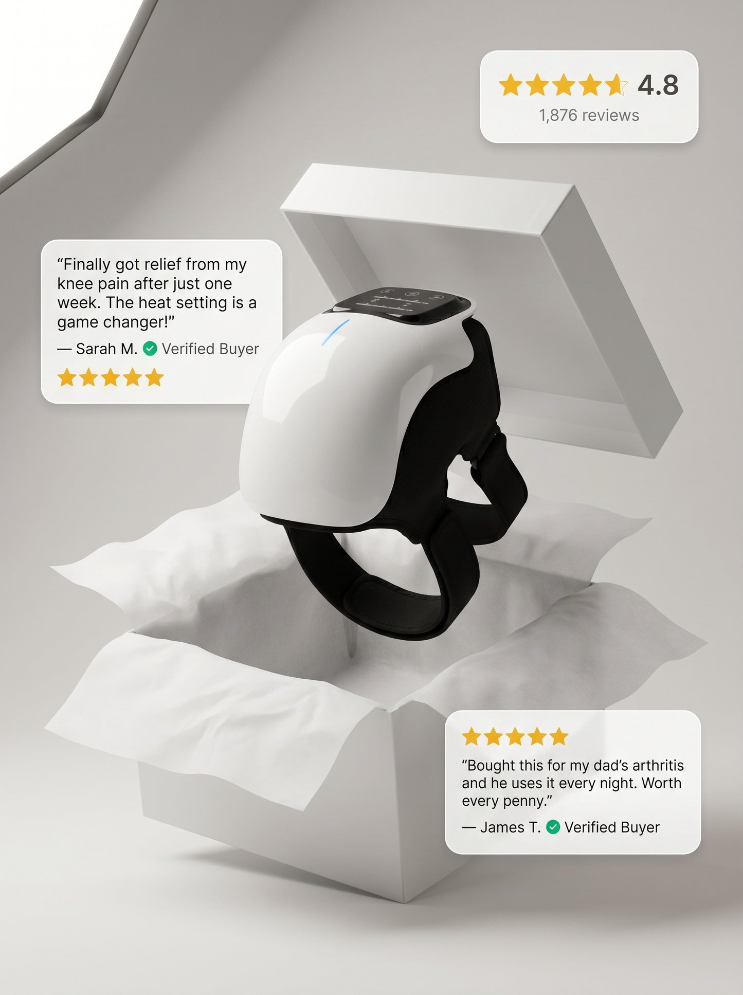 RestoreFlow™ Electric Knee Massager